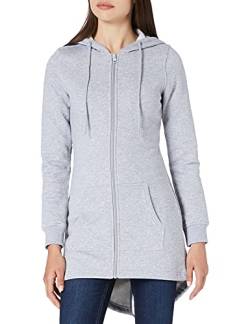 Build Your Brand Damen BY148-Ladies Sweat Parka Kapuzenpullover, Heather Grey, L von Build Your Brand