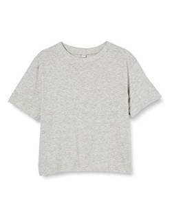 Build Your Brand Girls BY114-Girls Cropped Jersey Tee T-Shirt, Heather Grey, 146/152 von Build Your Brand