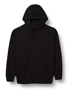 Build Your Brand Herren BB001-Basic Hoody Kapuzenpullover, Black, L von Build Your Brand