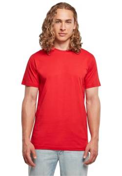 Build Your Brand Herren BB010-Basic Round Neck T-Shirt, cityred, XXL von Build Your Brand