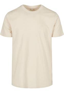 Build Your Brand Herren Basic Round Neck T-Shirt, Sand, L von Build Your Brand