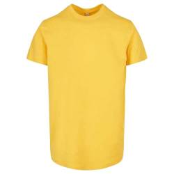 Build Your Brand Herren BB010-Basic Round Neck T-Shirt, Taxi Yellow, 4XL von Build Your Brand