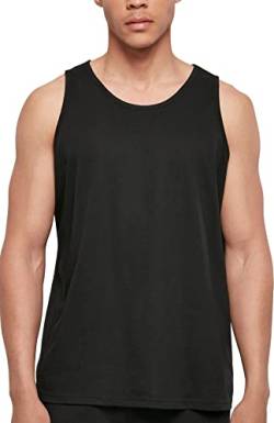 Build Your Brand Herren Basic Tank T-Shirt, Black, L von Build Your Brand