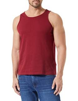 Build Your Brand Herren Basic Tank T-Shirt, Burgundy, S von Build Your Brand