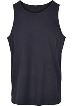 Build Your Brand Herren Basic Tank T-Shirt, Navy, L von Build Your Brand