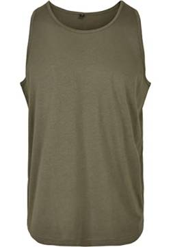 Build Your Brand Herren Basic Tank T-Shirt, Olive, 5XL von Build Your Brand