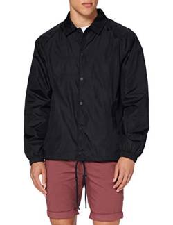 Build Your Brand Herren Coach Jacket, Schwarz, M EU von Build Your Brand