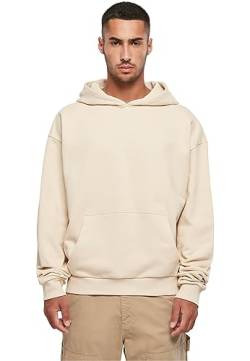 Build Your Brand Herren BY162-Ultra Heavy Cotton Box Hoody Kapuzenpullover, Sand, 3XL von Build Your Brand