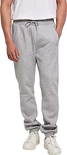 Build Your Brand Herren Organic Basic Sweatpants Trainingshose, Heathergrey, L von Build Your Brand