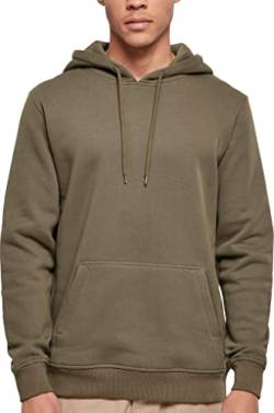 Build Your Brand Herren Organic Hoody Kapuzenpullover, olive, L von Build Your Brand