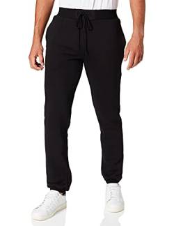 Build Your Brand Herren Relaxed Sporthose Heavy Sweatpants, Schwarz (Black 00007), 4XL von Build Your Brand