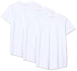 Build Your Brand Herren Shaped Long Tee 3-Pack T-Shirt, Weiß (Wht/Wht/Wht 01205), XL von Build Your Brand