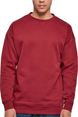 Build Your Brand Herren Sweat Crewneck Sweatshirt, Burgundy, 5XL von Build Your Brand