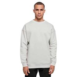 Build Your Brand Herren BY075-Sweat Crewneck Sweatshirt, lightasphalt, 4XL von Build Your Brand