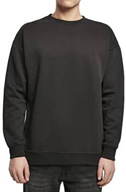 Build Your Brand Herren Sweat Crewneck Sweatshirt, per pack Schwarz (Black 00007), Medium (Herstellergröße: M) von Build Your Brand