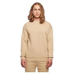 Build Your Brand Herren BY075-Sweat Crewneck Sweatshirt, unionbeige, XS von Build Your Brand