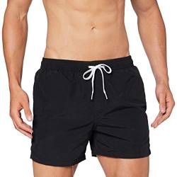 Build Your Brand Herren BY050-Swim Shorts, Black, XL von Build Your Brand