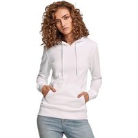 Build Your Brand Hoodie Damen Organic Kapuzensweater / Sweater mit Kapuze - Gr. XS bis 5XL Innen angeraut (Fleece), 100% Bio-Baumwolle von Build Your Brand