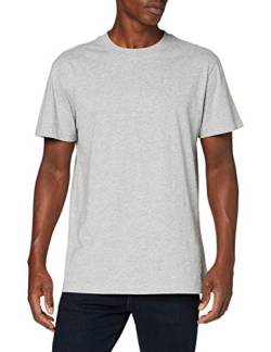 Build Your Brand Mens BY123-Premium Combed Jersey T-Shirt, Heather Grey, M von Build Your Brand