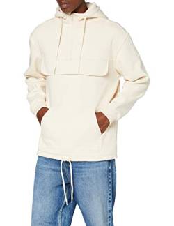 Build Your Brand Mens BY098-Sweat Pull Over Hoody Hooded Sweatshirt, Sand, L von Build Your Brand