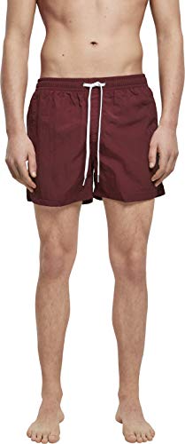 Build Your Brand Mens BY050-Swim Shorts, Cherry, 3XL von Build Your Brand