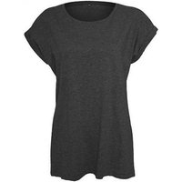 Build Your Brand Rundhalsshirt Ladies Extended Shoulder Damen T-Shirt von Build Your Brand