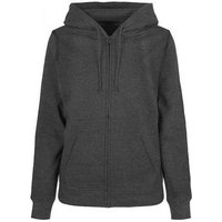 Build Your Brand Sweatjacke Ladies Basic Zip Hoody - Damen Kapuzen Sweatjacke von Build Your Brand