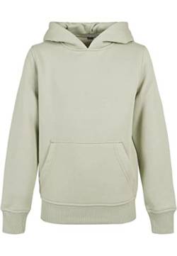 Build Your Brand Unisex Kinder BY117-Basic Kids Hoody Kapuzenpullover, softsalvia, 110/116 von Build Your Brand