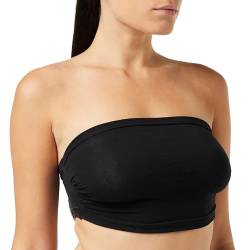 Build Your Brand Womens Ladies Bandeau Base Layer, Black, XS von Build Your Brand