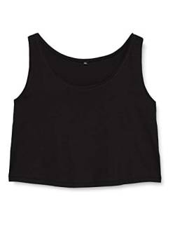 Build Your Brand Womens Ladies Oversized Tanktop T-Shirt, Black, 3XL von Build Your Brand