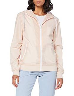 Build Your Brand Womens BY130-Ladies Windrunner Windbreaker, lightpink/White, M von Build Your Brand