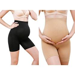 Buliezy Umstandsslip Überbauchslip Schwangerschaft Slip Europäischen Größe (32-52) Shapewear Für Schwangere Seamless Stützend von Buliezy