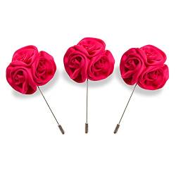 Ansteckblume / Herren Brosche / Hochzeitsbrosche / Lapel Pin / Anstecknadel / Blumenbrosche / Boutonniere / Reversblume / Kragenblume / Brosche / Hochzeit / Jackett / Gentleman (3) von Bull & Drake