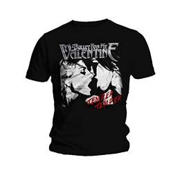 Rockoff Trade Herren Bullet for My Valentine Temper Kiss T-Shirt, Schwarz, XXL von Bullet For My Valentine