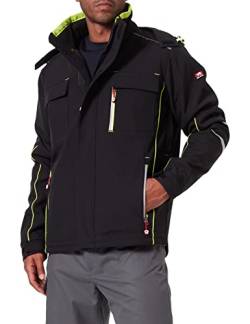 Bullstar Herren Thermo-Softshelljacke Ultra Arbeitsjacke, Schwarz (Schwarz 100), Small von Bullstar