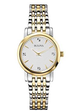 Bulova Damen-Armbanduhr Analog Quarz Edelstahl 98P115 von Bulova