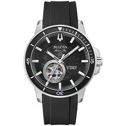 Bulova Herren Analog Automatik Uhr mit Silikon Armband 96A288 von Bulova