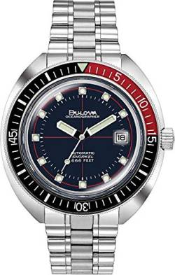 Bulova Herren Analog Automatisch Uhr mit Edelstahl Armband 98B320 von Bulova