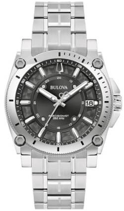 Bulova Herren Analog Classic Uhr mit Edelstahl Armband 96B417 von Bulova