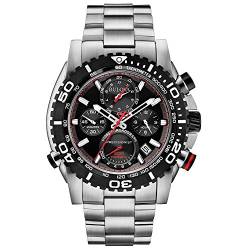 Bulova Herren Chronograph Quarz Uhr mit Edelstahl Armband 98B212 von Bulova