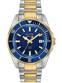 Bulova Men's Analog Quartz Uhr mit Edelstahl Armband 98B334 von Bulova