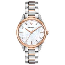 Bulova Women's Classic Sutton - 98P183 Two-Tone Rose One Size von Bulova