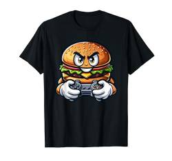 Burger Gamer Lustige Hamburger Videospiele Jungen Mädchen Kinder T-Shirt von BurgerGamer2024