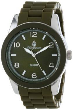 Burgmeister Damen-Armbanduhr XL Avalon Analog Quarz Silikon BM902-190B von Burgmeister