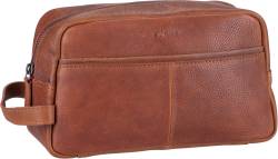 Burkely Antique Avery Toilet Bag 8417  in Cognac (3.2 Liter), Kulturbeutel von Burkely