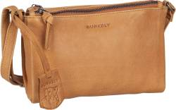 Burkely Just Jolie Double Zip Crossbody Bag  in Cognac (1.3 Liter), Umhängetasche von Burkely