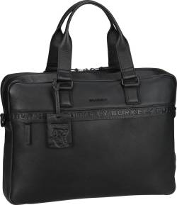 Burkely Minimal Mason 1000802  in Schwarz (14 Liter), Aktentasche von Burkely