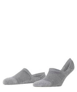 Burlington Damen Füßlinge Athleisure W IN weich atmungsaktiv schnelltrocknend unsichtbar einfarbig 1 Paar, Grau (Light Grey Melange 3775), 39-42 von Burlington