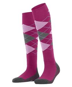 Burlington Damen Kniestrümpfe Rider Girl U KH Baumwolle antiblasen 1 Paar, Rosa (Hot Pink 8768), 36-41 von Burlington