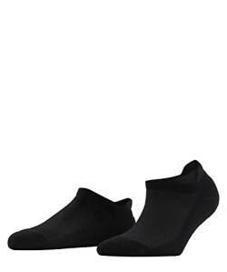 Burlington Damen Sneakersocken Athleisure W SN weich atmungsaktiv schnelltrocknend kurz einfarbig 1 Paar, Schwarz (Black 3000), 39-42 von Burlington